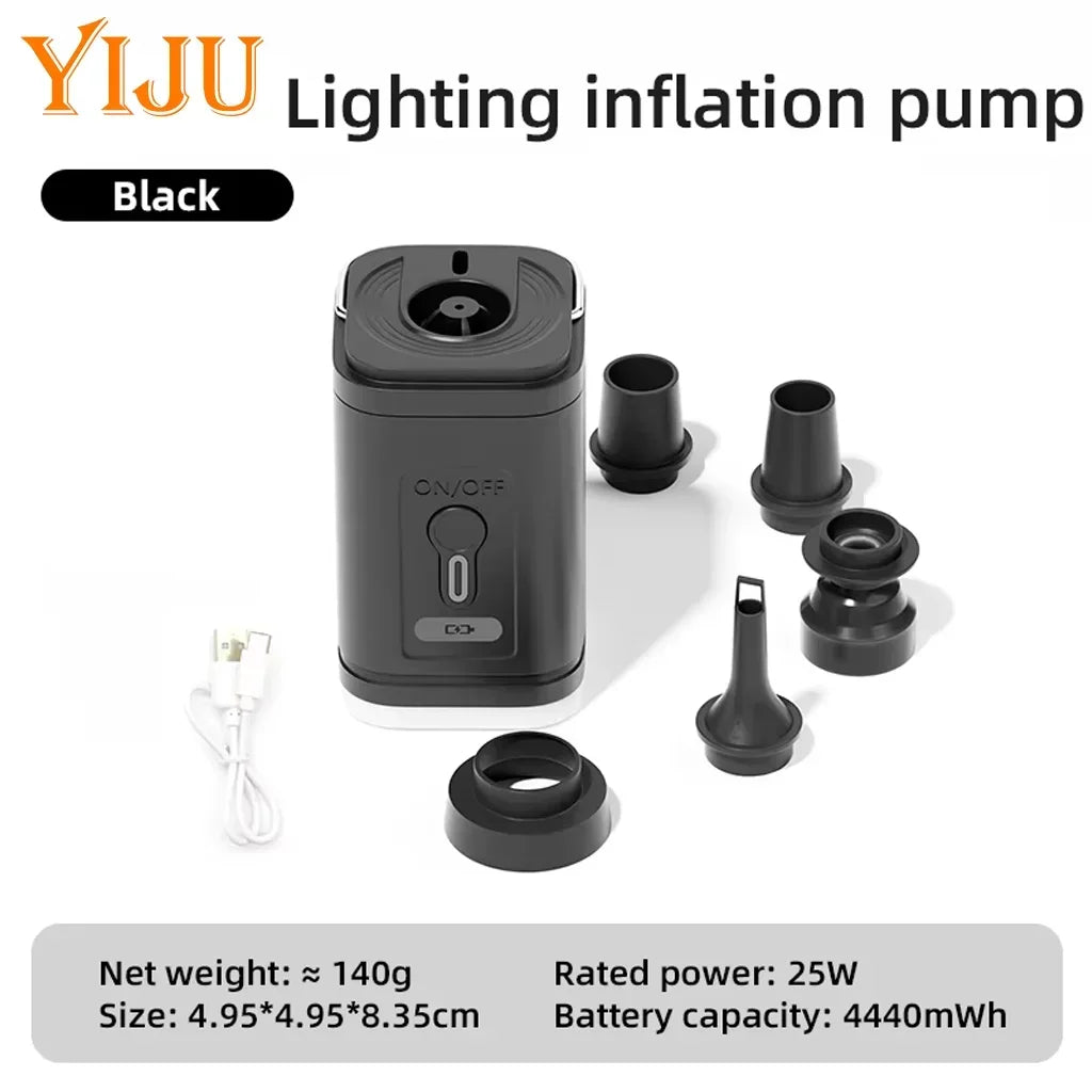 Wireless Inflation Pump Portable Outdoor Mini Air Compressor Air Cushion Bed Swim Ring Multi Function Air Pump