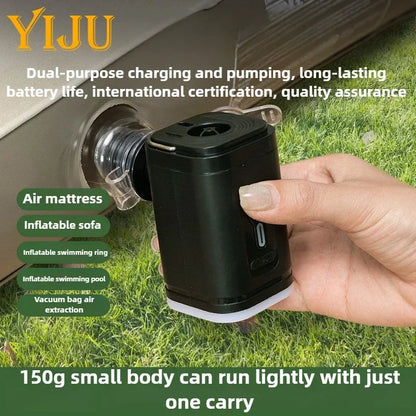 Wireless Inflation Pump Portable Outdoor Mini Air Compressor Air Cushion Bed Swim Ring Multi Function Air Pump