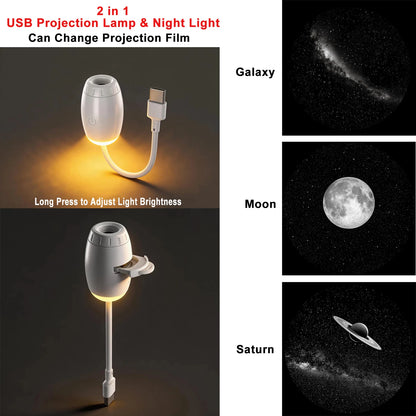 New Atmosphere Projection Car Ambient Light Large Range Projection Romantic Atmosphere Multiple Scenes Adjustable Focus Distance