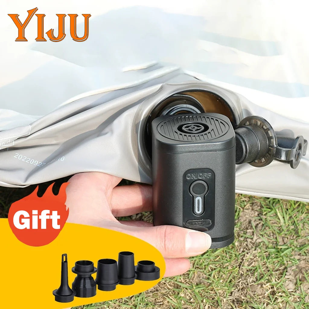 Wireless Inflation Pump Portable Outdoor Mini Air Compressor Air Cushion Bed Swim Ring Multi Function Air Pump