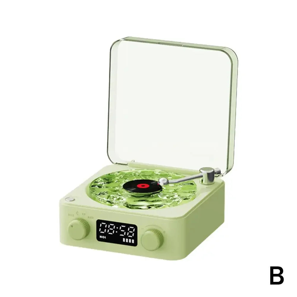 Vinyl Record Player Wireless Retro Sleep Aid Speakers Music Center White Noise W Bluetooth Light Sound Speaker Surroun M9H9