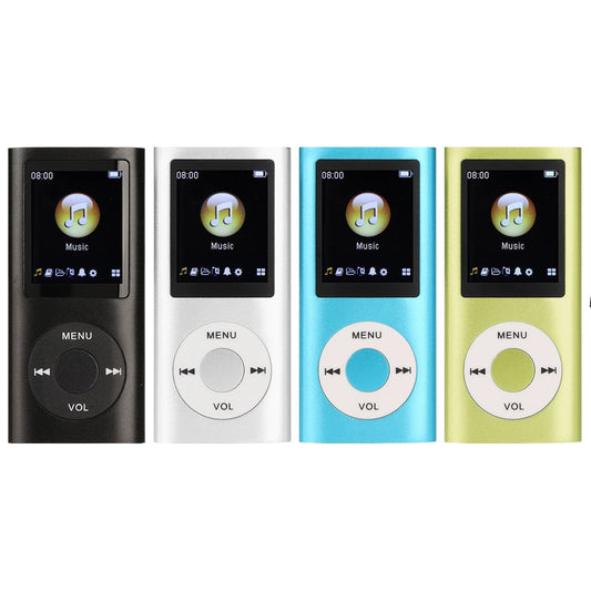 Aluminum Alloy MP3 Player Stylish Multifunctional Lossless Sound Slim 1.8 Inch LCD Screen Portable MP3 Music Player