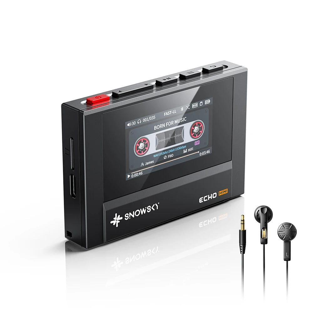 Snowsky/ Echo Mini Hifi Bluetooth MP3 Pure Music Player, 15Hours Playback, 3.5Mm/4.4Mm Headphones Output