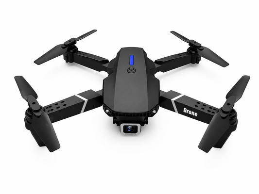 E88 Pro Foldable Quadcopter Drone - WIFI FPV, HD 4K Camera, Altitude Hold
