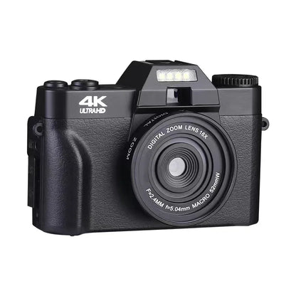 4K HD Professional Digital Camera Camcorder WIFI Webcam Wide Angle 16X Digital Zoom 48MP Photography 3 Inch Flip Screen Recorder