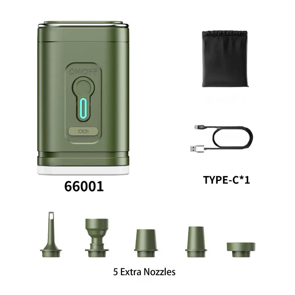 Wireless Inflation Pump Portable Outdoor Mini Air Compressor Air Cushion Bed Swim Ring Multi Function Air Pump